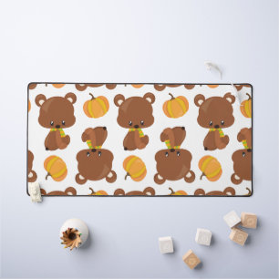 Motif D'Ours, Ours Mignons, Automne, Citrouille