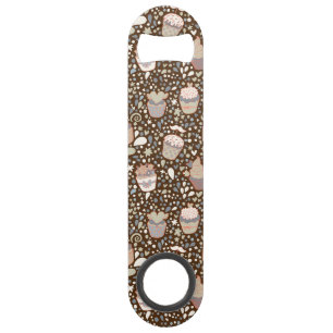 Motif doux fait de petits gâteaux savoureux