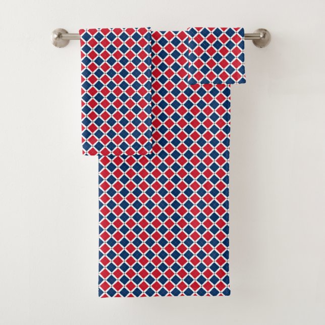 Motif Drapeau de la République Dominicaine (En situation)