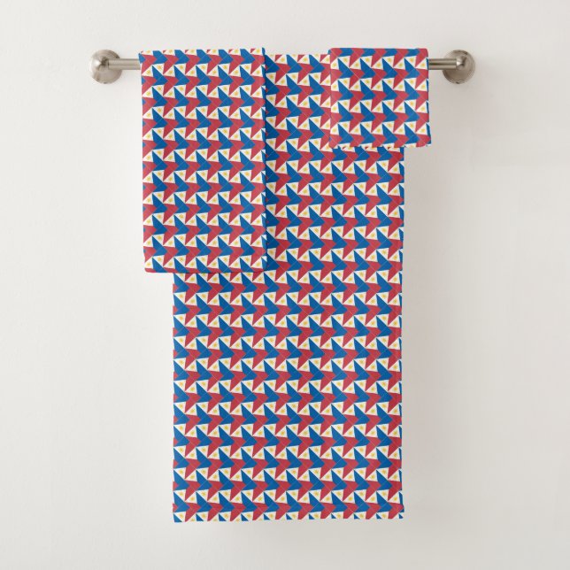 Motif du drapeau philippin Patchwork (En situation)