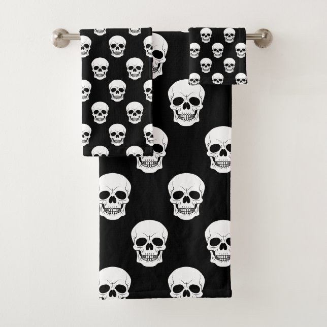 Motif éffrayant Ghost sur Black Cute Halloween (En situation)