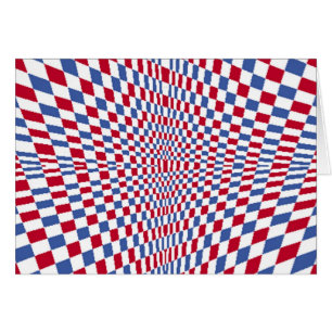 Motif élégant carré de Warping