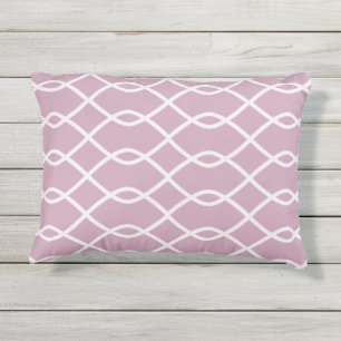 Motif ELÉGANT WAVE - MAUVE - Coussin extérieur