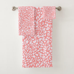 Motif Empreinte de léopard corail
