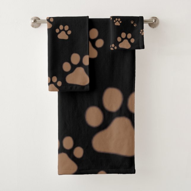 Motif Empreinte de patte adorable (En situation)