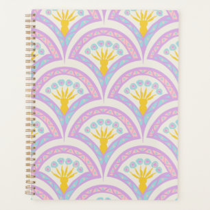 Motif en coquille de couleur pastel