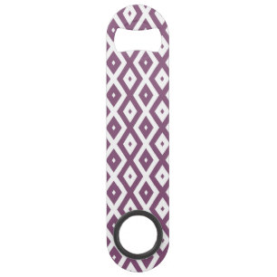 Motif en diamant blanc et mauve