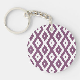 Motif en diamant blanc et mauve