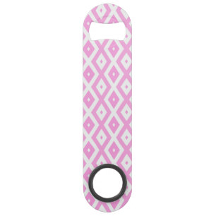 Motif en diamant rose et blanc