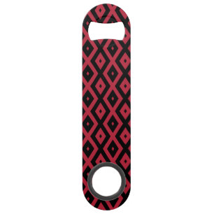 Motif en diamant rouge et noir