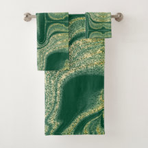 Motif en marbre abstrait vert moderne