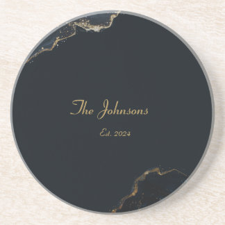 Motif en marbre personnalisable, Dessous de verre 