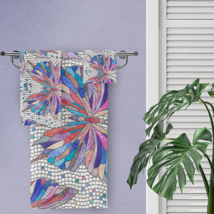 Motif en mosaïque papillon - pastels