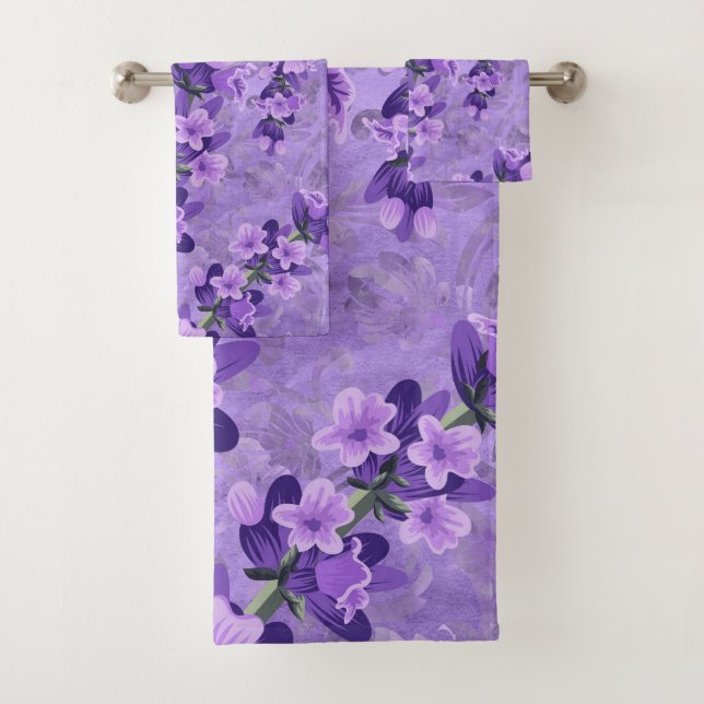 Motif en pastel doux de lavande (En situation)