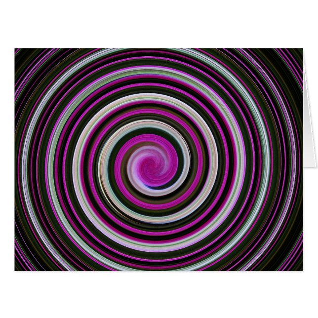 Motif en spirale violette (Devant horizontal)
