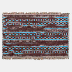 Motif en tissu boueux moderne Lancer la couverture