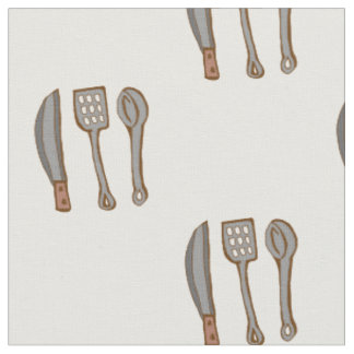 motif en tissu utencil de cuisine