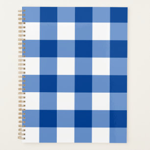 Motif en vichy bleu