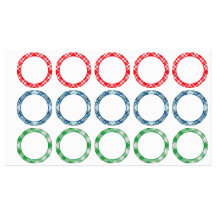 motif En vichy/Plaid étanche Pays Étiquettes