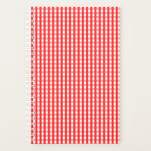 Motif En vichy rouge et blanc