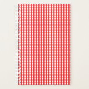 Motif En vichy rouge et blanc