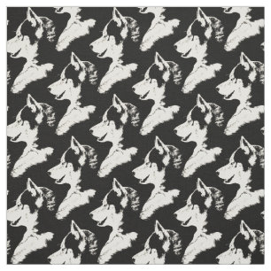 Motif enroué de chien de tissu de chien de