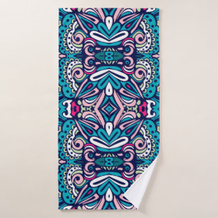 Motif ethnique carrelé. mosaïque géométrique Abstr