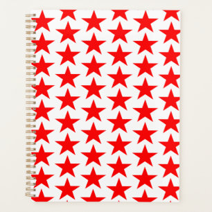 Motif étoile rouge