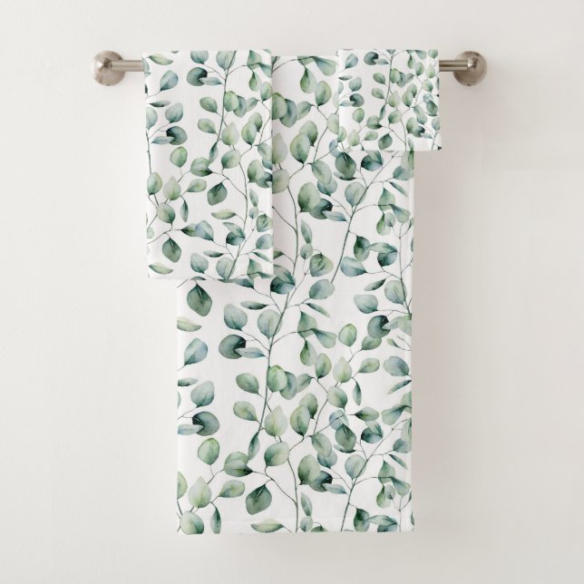 Motif Eucalyptus aquarelle (En situation)