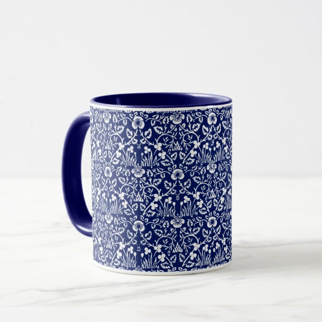 Motif Eyebright, Mug de café William Morris (Devant gauche)
