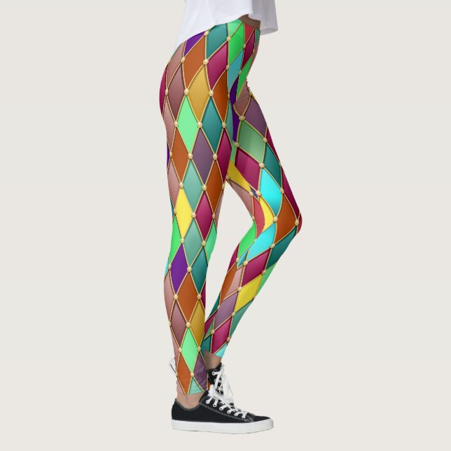 Motif festif 2 Pop Fashion Leggings (Droite)