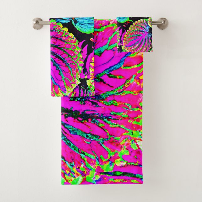 Motif Feuille coloré (En situation)