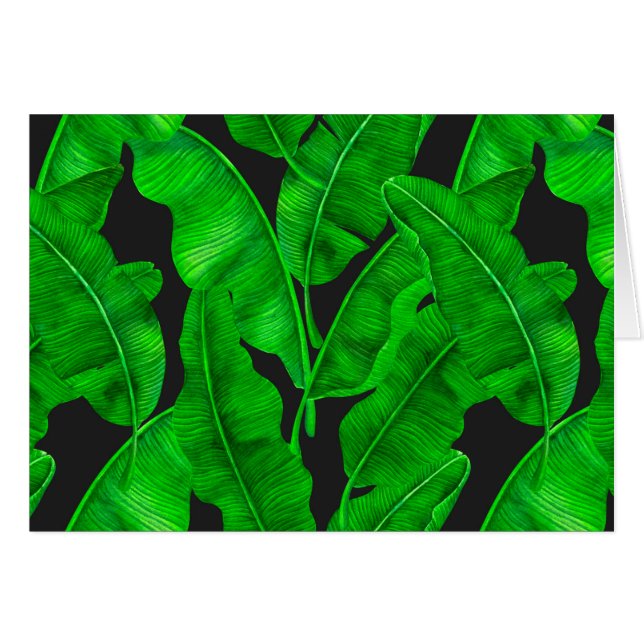 Motif feuille de banane (Devant horizontal)