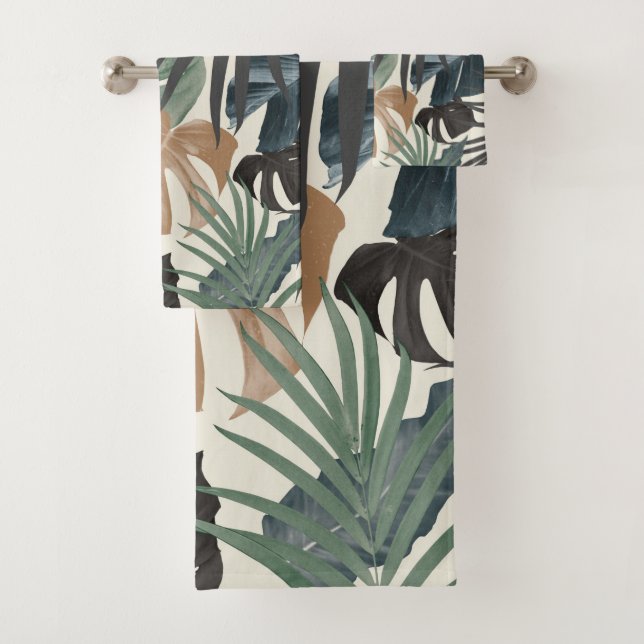 Motif Feuille de la Jungle tropicale #13a  (En situation)