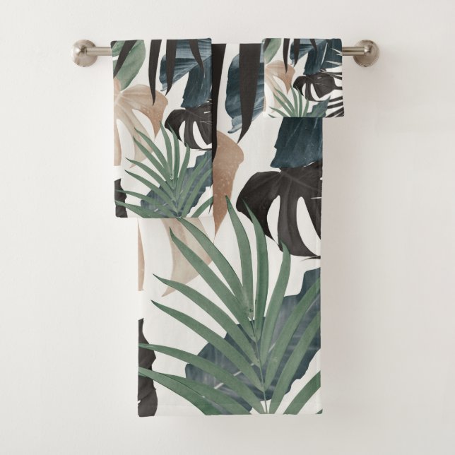 Motif Feuille de la jungle tropicale n° 13 (Couleu (En situation)