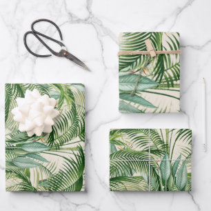 Motif Feuille de palme de feuillage tropical