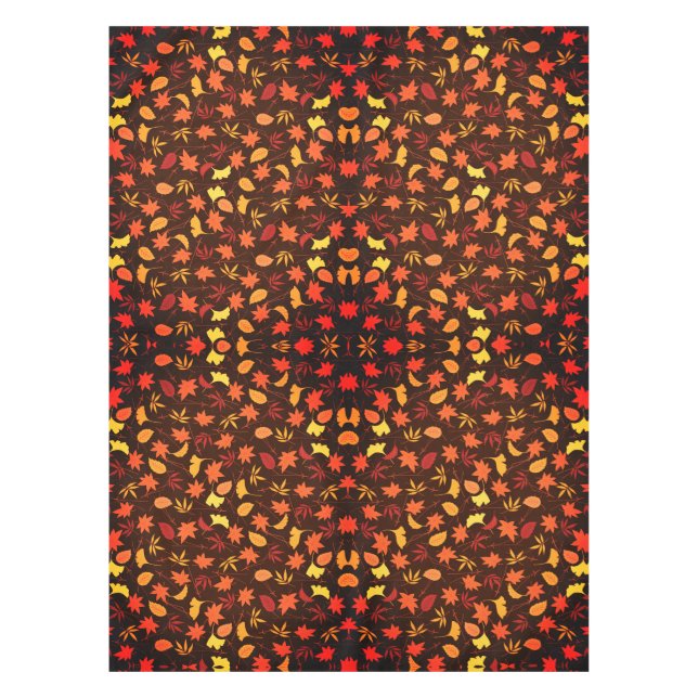 Motif Feuille nappe automne (Devant)