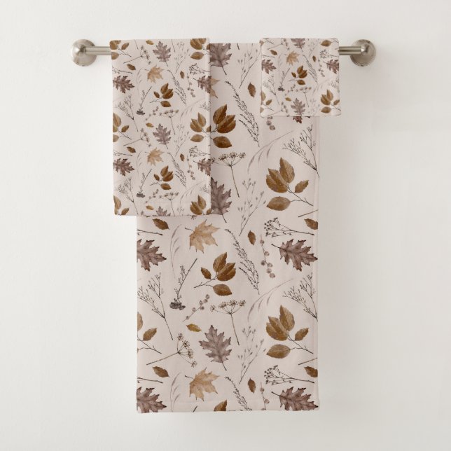 Motif Feuilles d'automne (En situation)