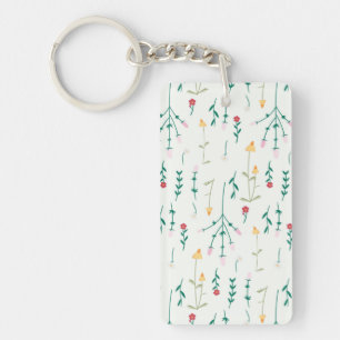 Motif Fleur Fleur Acrylique de Printemps