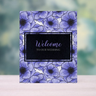 Motif Fleur sauvage Anemones G602