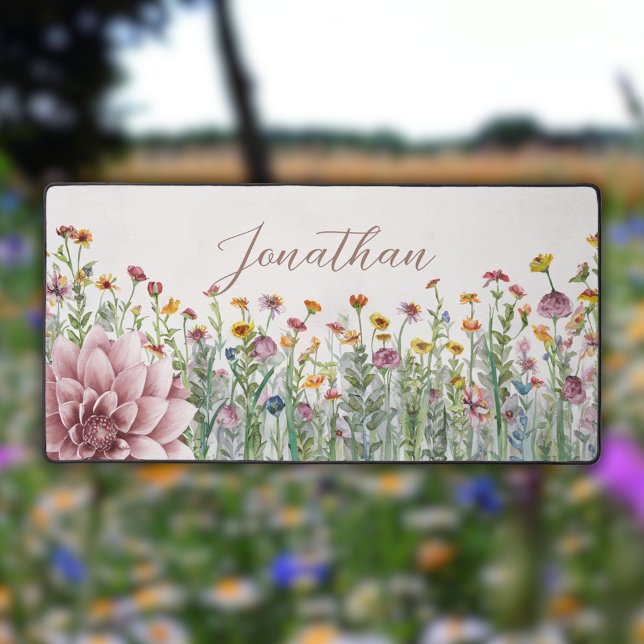 Motif Fleur sauvage aquarelle (Créateur téléchargé)