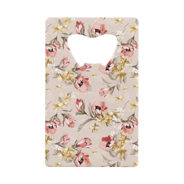 Motif floral 3 d'élégance abstraite (Devant)