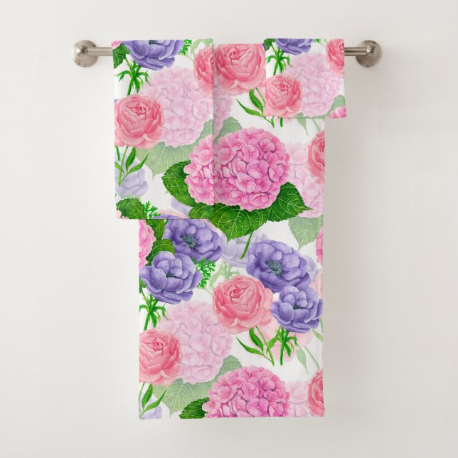 Motif floral aquarelle (En situation)