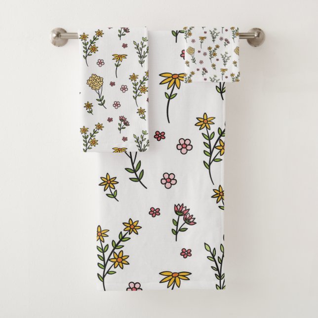 Motif floral botanique victorien sombre et maussad (En situation)