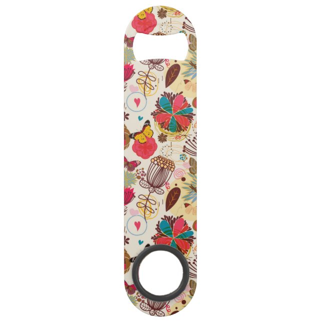 Motif floral dans le rétro style 4 (Devant)