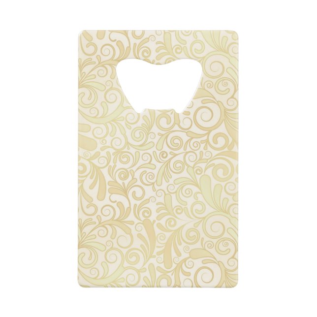 Motif floral de feuille d'or (Devant)