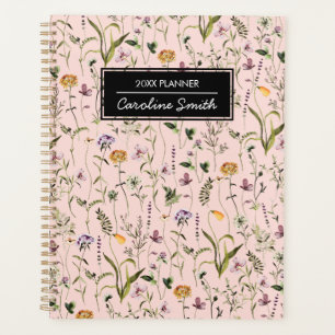 Motif floral de jardin de fleurs sauvages personna