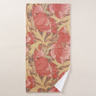 Motif floral de Nouveau d'art de pavots de William