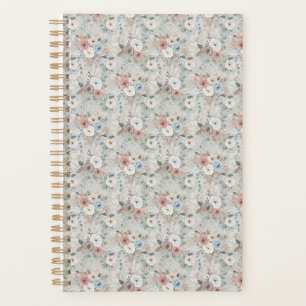 Motif floral d'hiver cosy