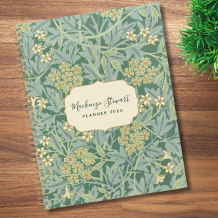 Motif floral jasmin vert 2026